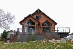 Kochmann Brothers Homes custom luxury lake home exterior