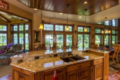 Kochmann Brothers Homes custom luxury kitchen lake home