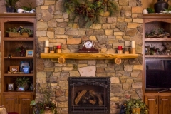 Kochmann Brothers Homes custom luxury lake home fireplace