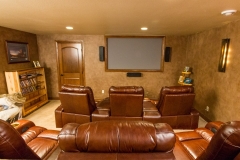 Kochmann Brothers Homes custom luxury lake home home theater