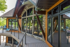 Kochmann Brothers Homes custom luxury lake home deck