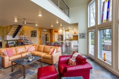 Kochmann Brothers Homes custom luxury lake home living room