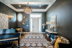 Kochmann Brothers Homes custom luxury entry with baby grand piano
