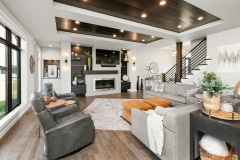 Woodhurst Home - custom living room