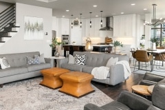 Woodhurst Home - custom living room