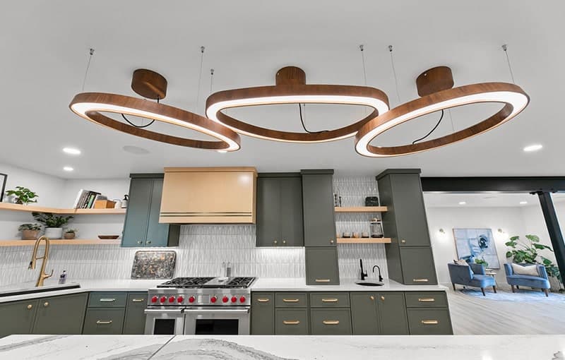 rustic to modern kitchen lighting