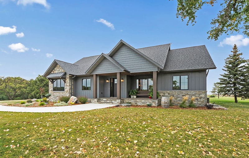 exterior of farm home