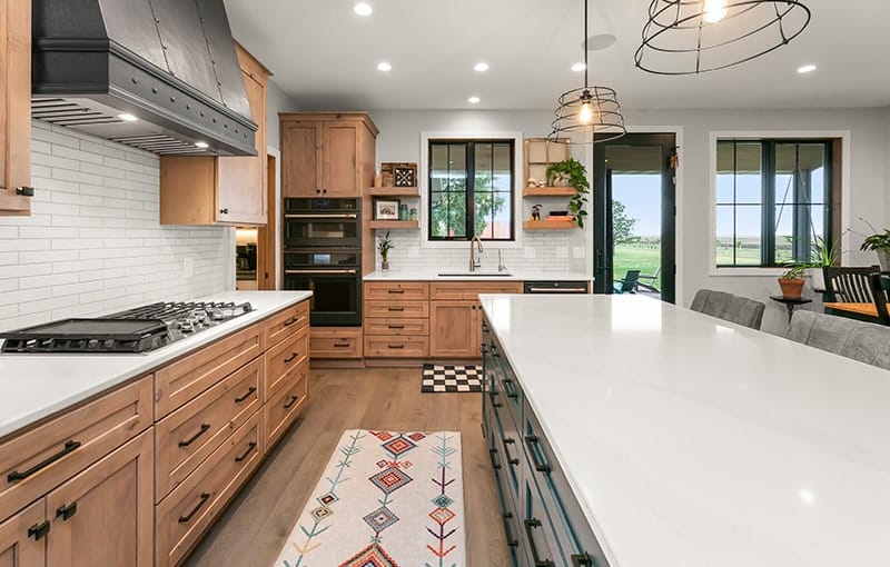 interior of miller farm home